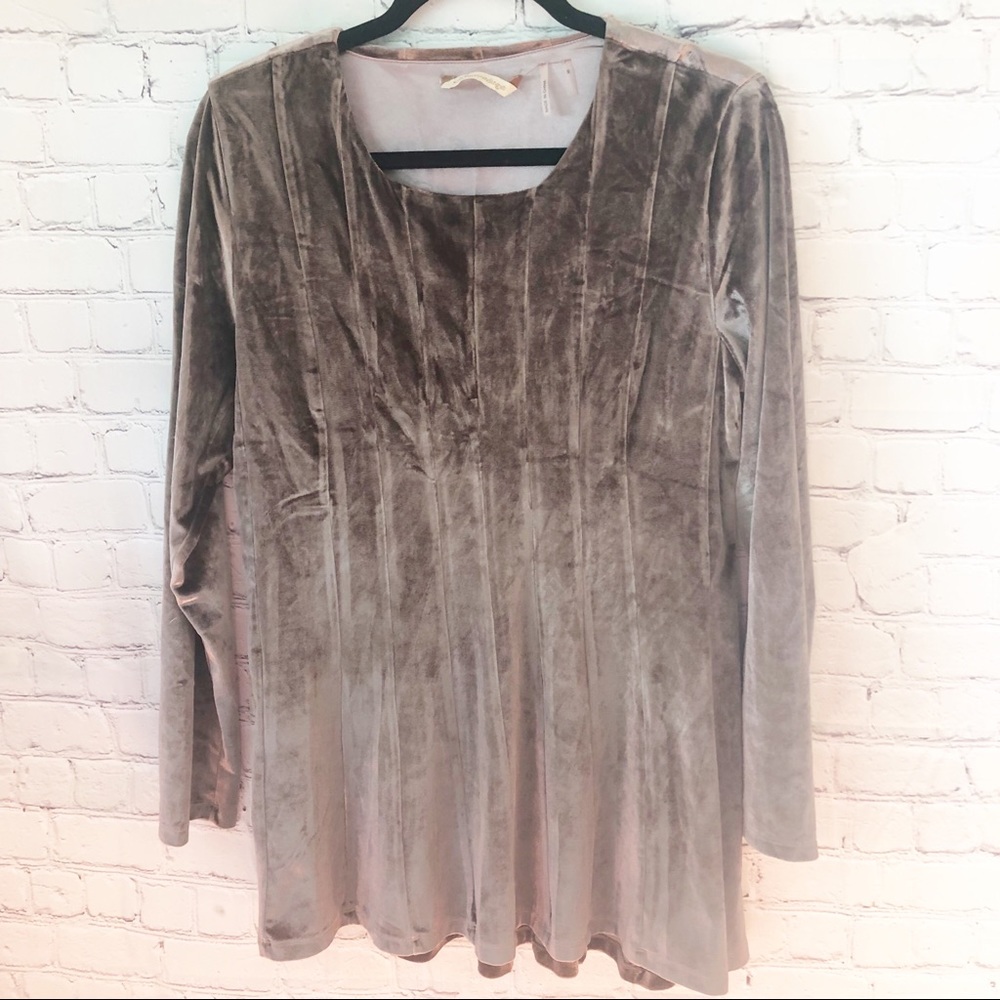 Soft Surroundings Velvet Tunic Small